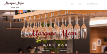 ワインバー　マーキームーン（Webサイト構築・運用）